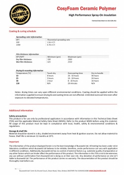 CosyFoam Ceramic Polymer Spray On Insulative Schutz Coating 1L